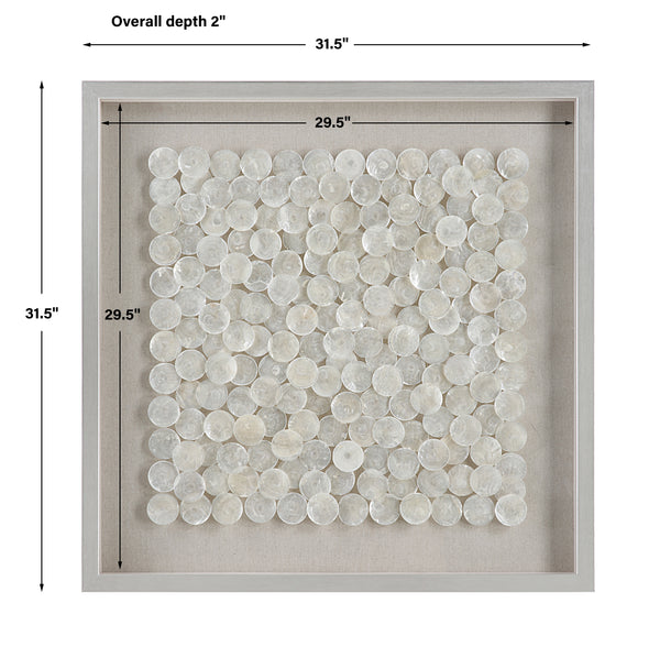 Uttermost Roxas Capiz Shell Shadow Box