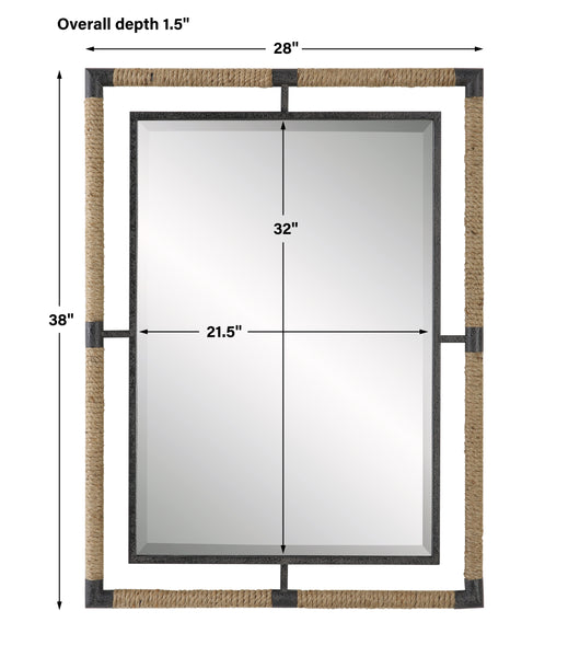 Uttermost Melville Iron & Rope Mirror