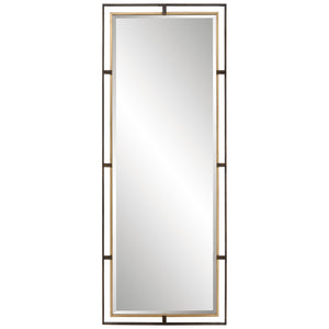 Uttermost Carrizo Tall Bronze & Gold Mirror