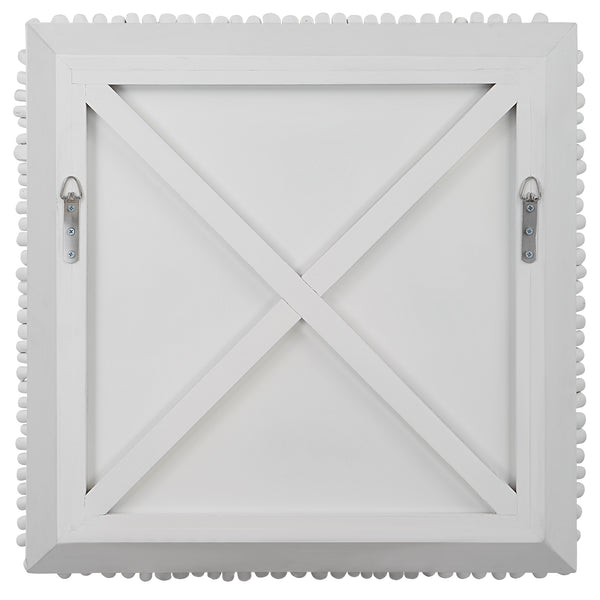 Uttermost Portside White Wood Wall Panel