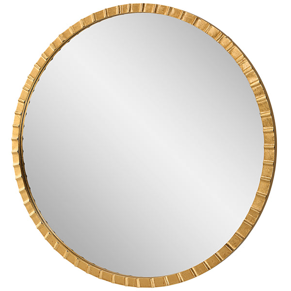 Uttermost Dandridge Gold Round Mirror