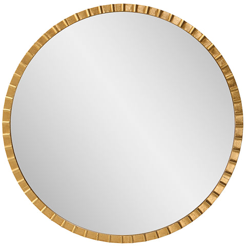 Uttermost Dandridge Gold Round Mirror