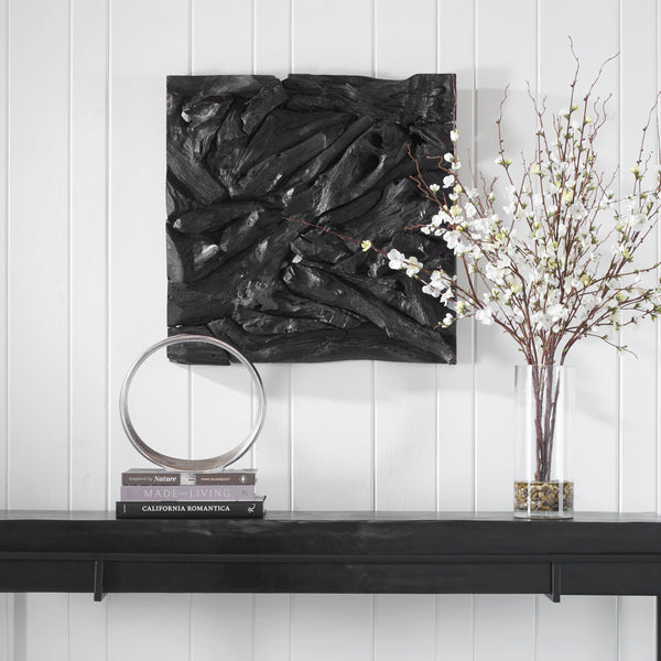 Uttermost Rio Black Wood Wall Decor