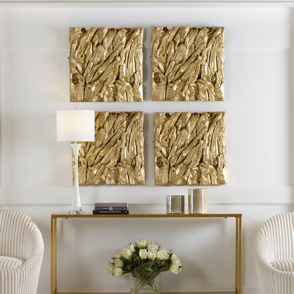 Uttermost Rio Gold Wood Wall Décor