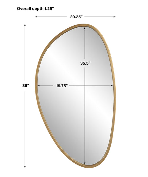 Uttermost Boomerang Gold Mirror