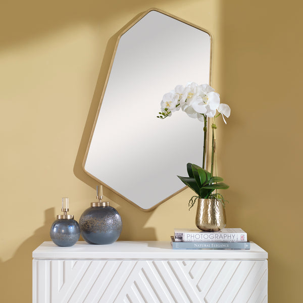 Uttermost Linneah Large Gold Mirror