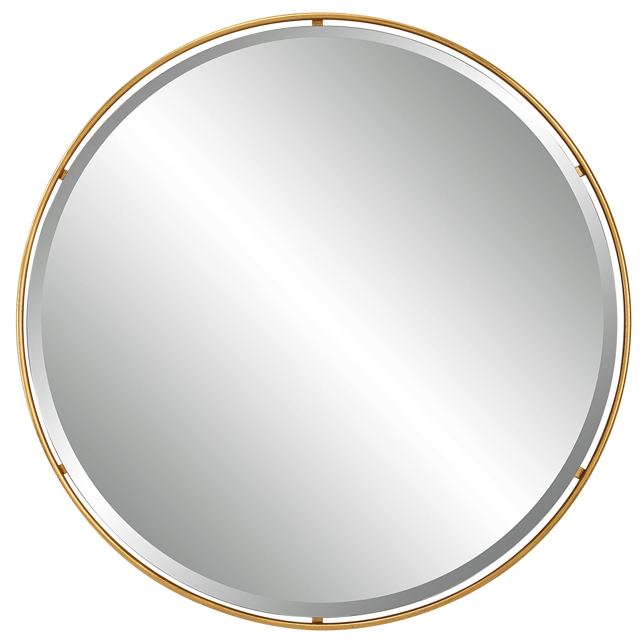 Uttermost Canillo Gold Round Mirror