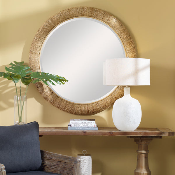 Uttermost Mariner Natural Round Mirror