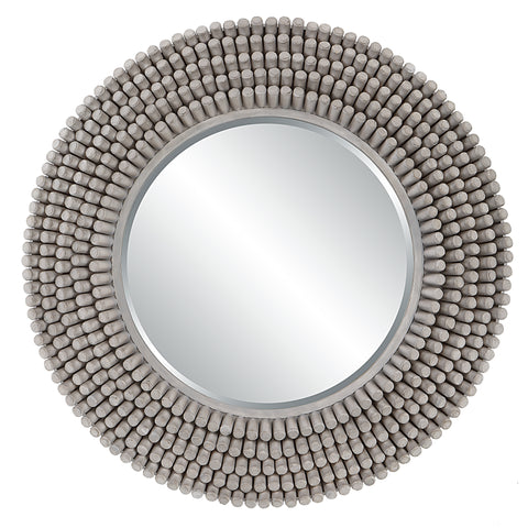 Uttermost Portside Round Gray Mirror