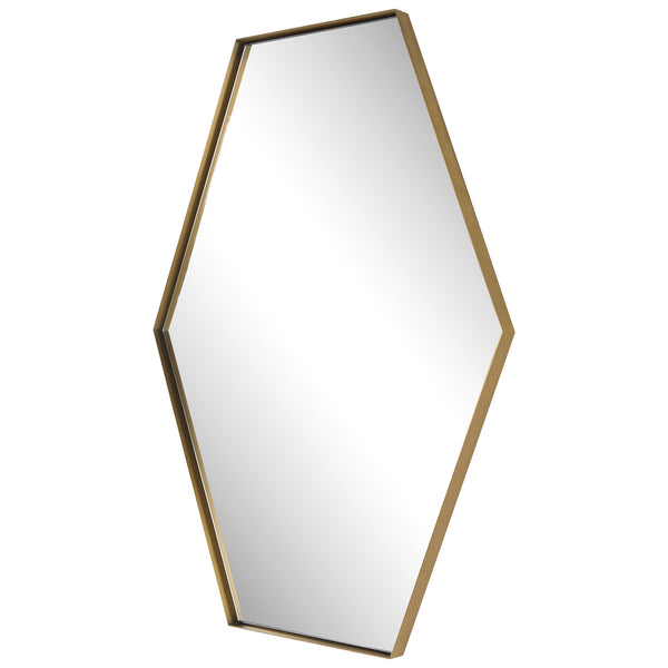 Uttermost Ankara Brass Hexagon Mirror