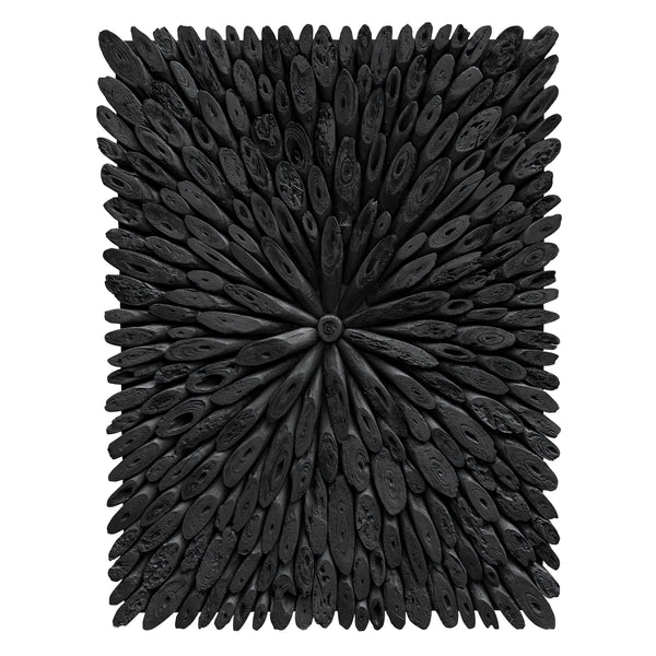 Uttermost Bahama Black Wood Wall Decor