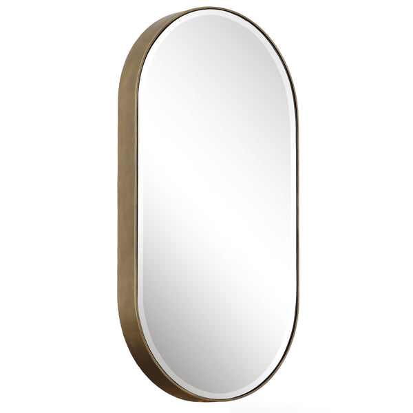 Uttermost Lago Oval Gold Mirror