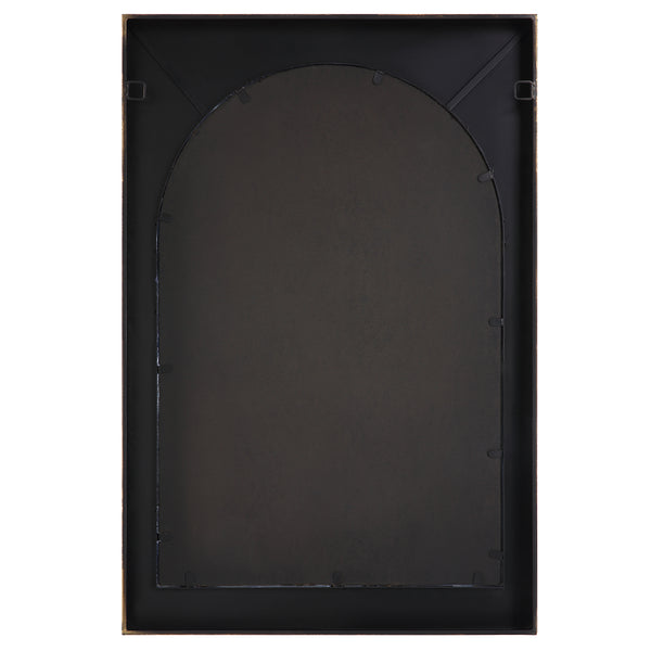 Uttermost Crisanta Gloss White Arch Mirror