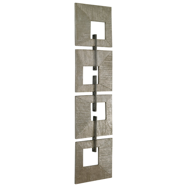 Uttermost Linked Champagne Metal Wall Decor