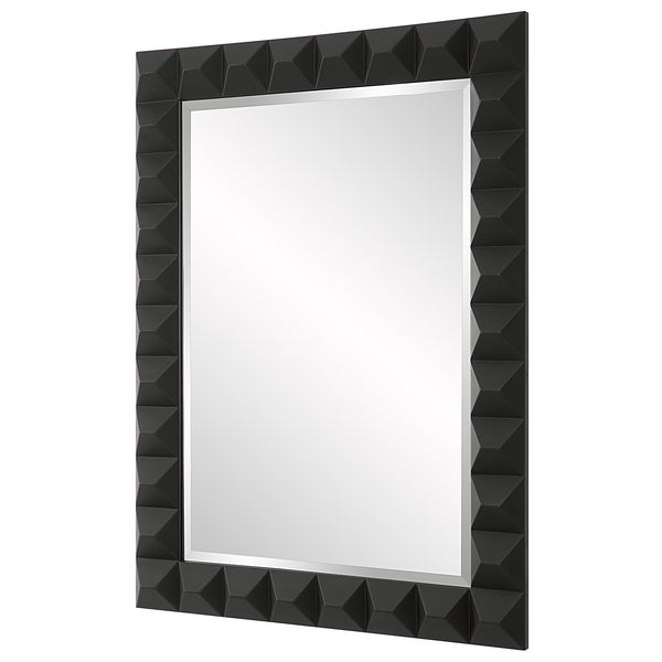 Uttermost Studded Black Mirror