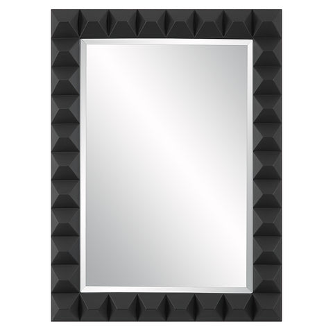 Uttermost Studded Black Mirror