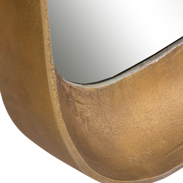 Uttermost Bradano Brass Arch Mirror 