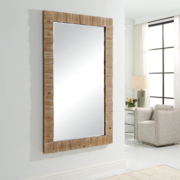 Uttermost Ayanna Gray Washed Wood Mirror