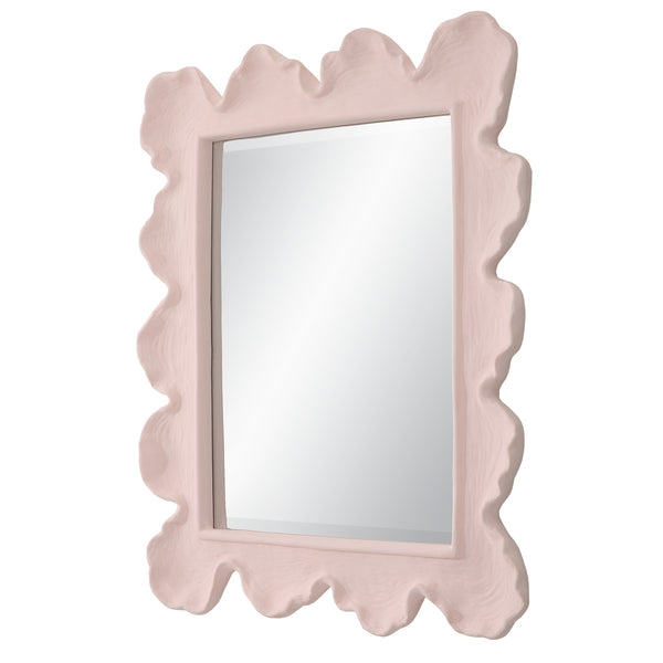 Uttermost Sea Coral Pink Mirror