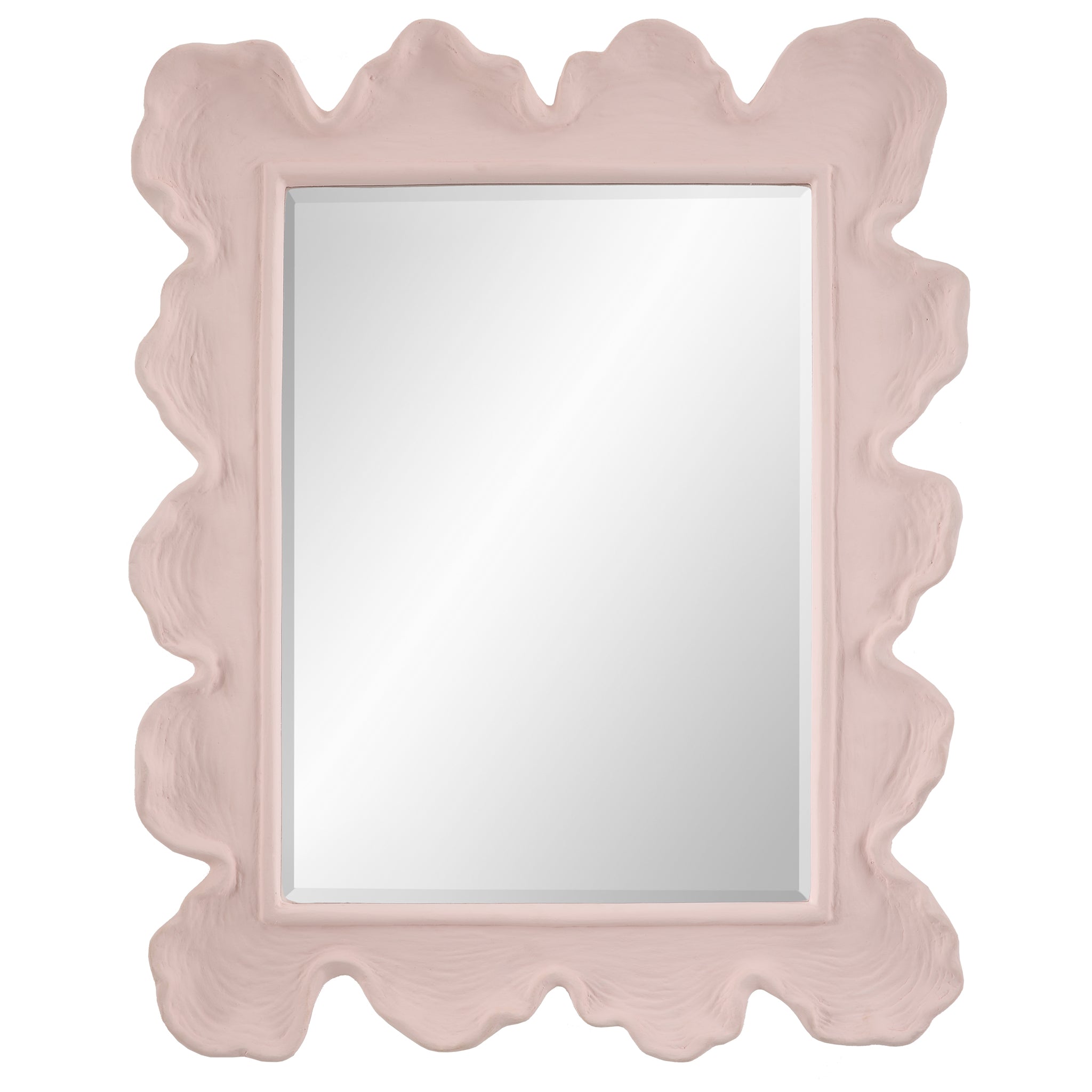 Uttermost Sea Coral Pink Mirror