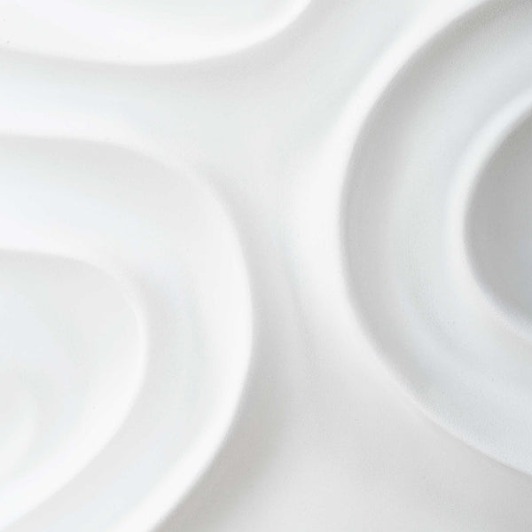 Uttermost Snowdrift Sculpted White Wall Decor Set/4