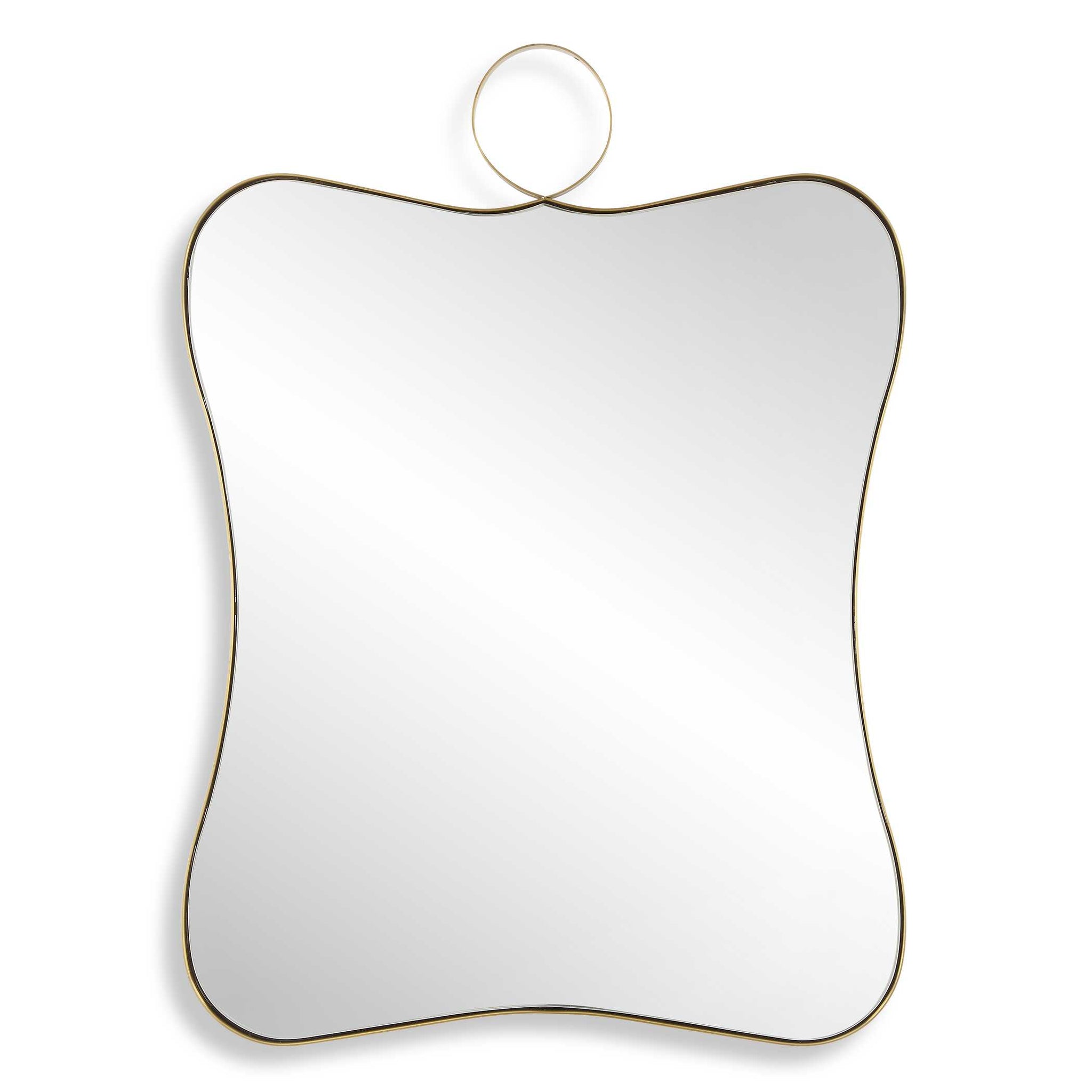 Uttermost Talia Brass Vanity Mirror