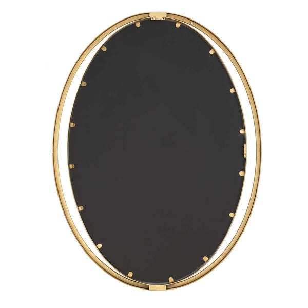 Uttermost Rhodes Gold Oval Mirror