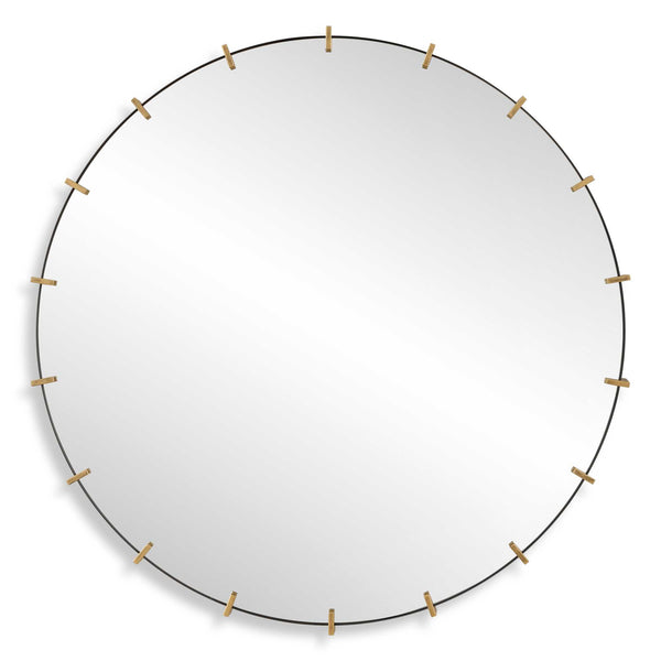 Uttermost Pali Industrial Round Mirror