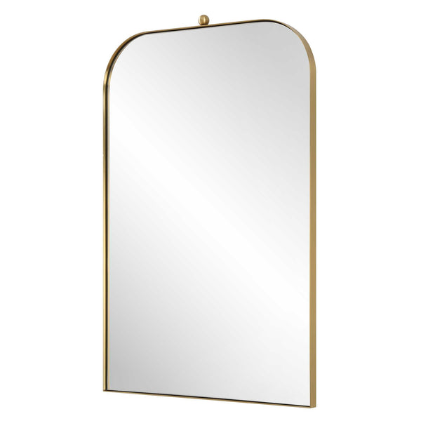 Uttermost Cassidy Brass Arch Mirror