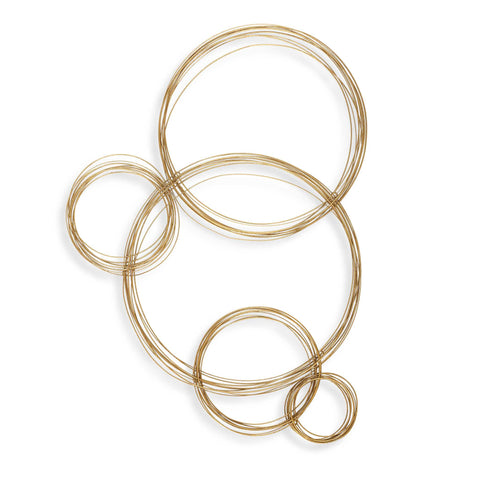 Uttermost Golden Bubbles Metal Wall Decor