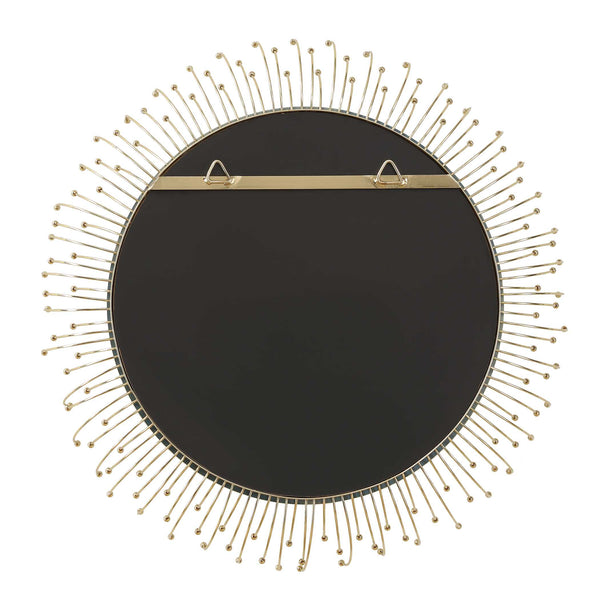 Uttermost Aga Round Gold Mirror