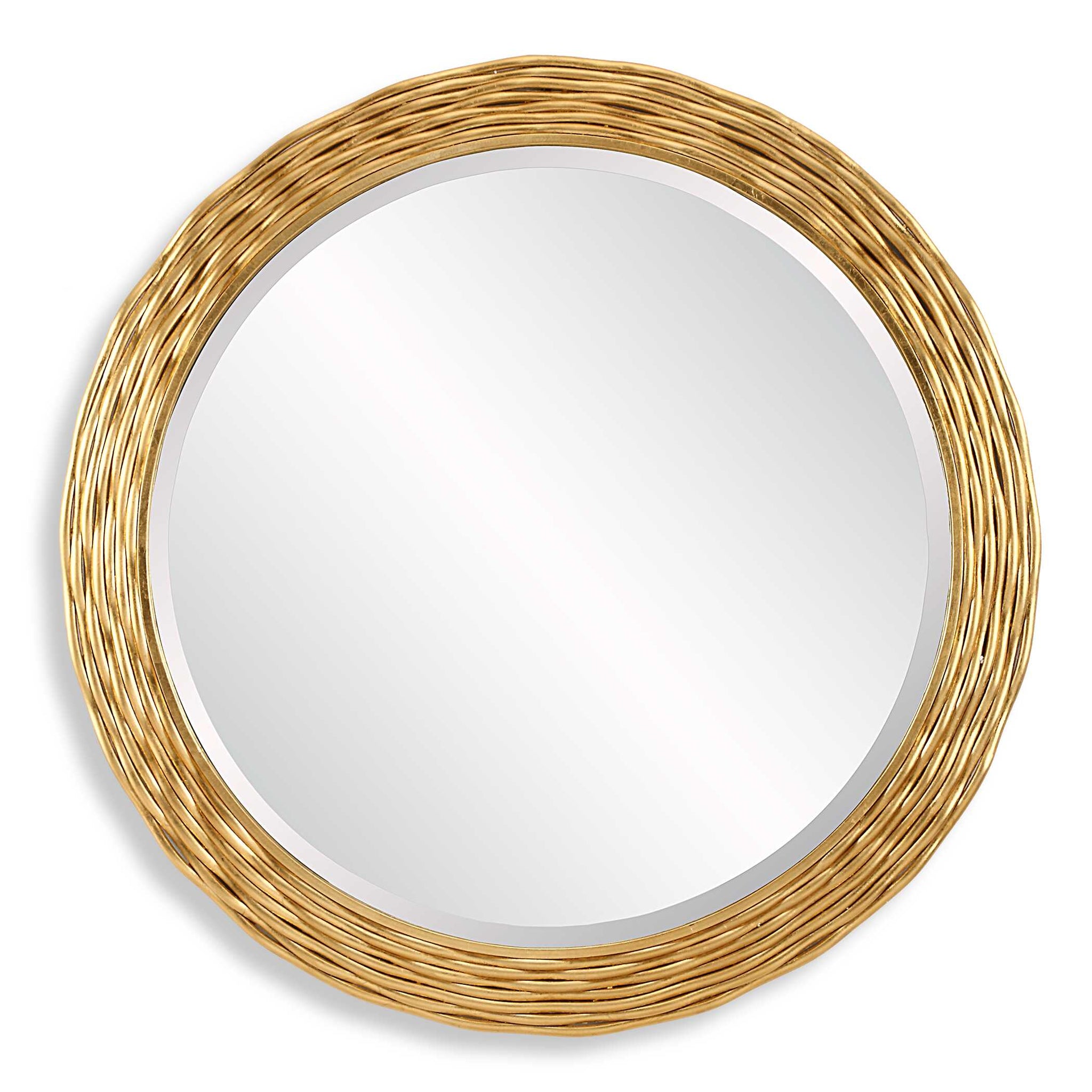 Uttermost Celeste Gold Round Mirror