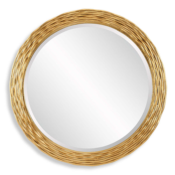 Uttermost Celeste Gold Round Mirror