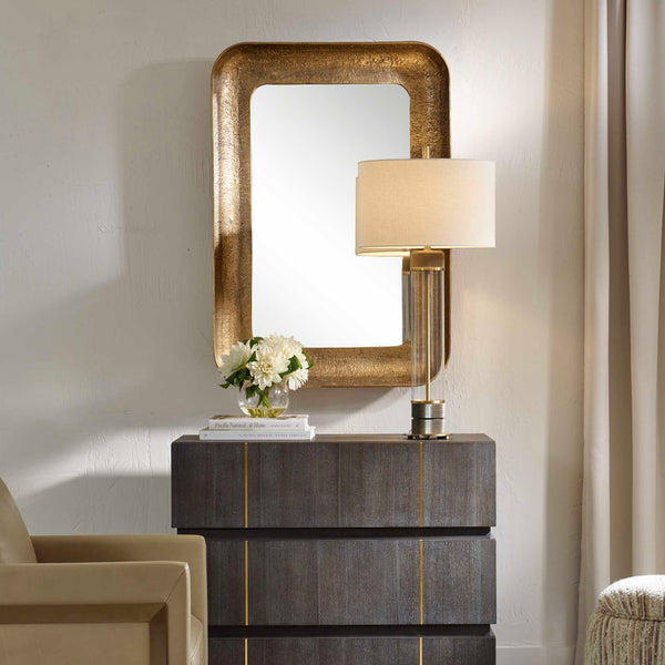 Uttermost Alvaro Antique Brass Mirror