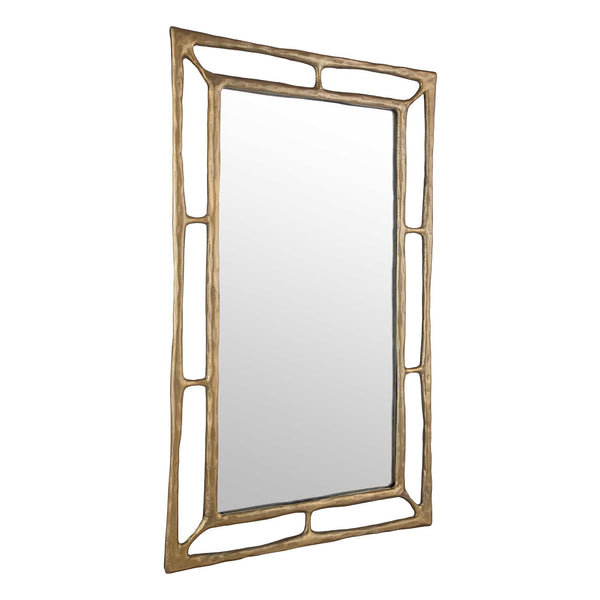 Uttermost Felix Brass Rectangle Mirror