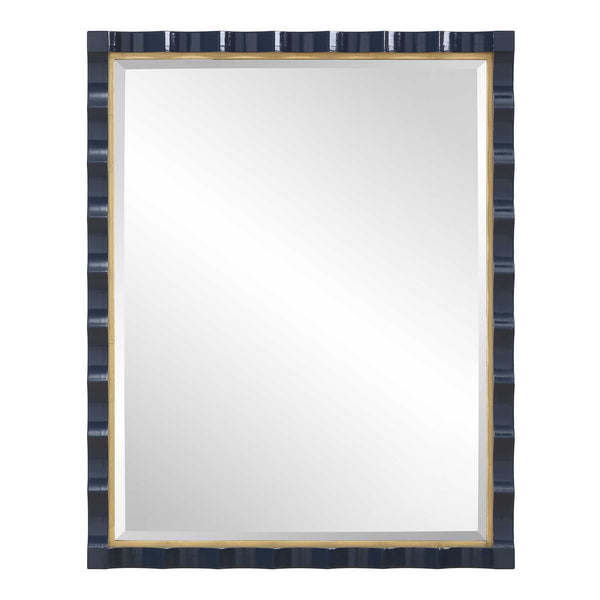 Uttermost Gulf Navy Blue Mirror