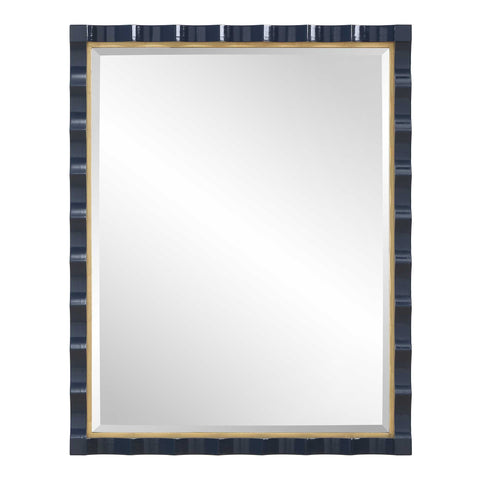 Uttermost Gulf Navy Blue Mirror