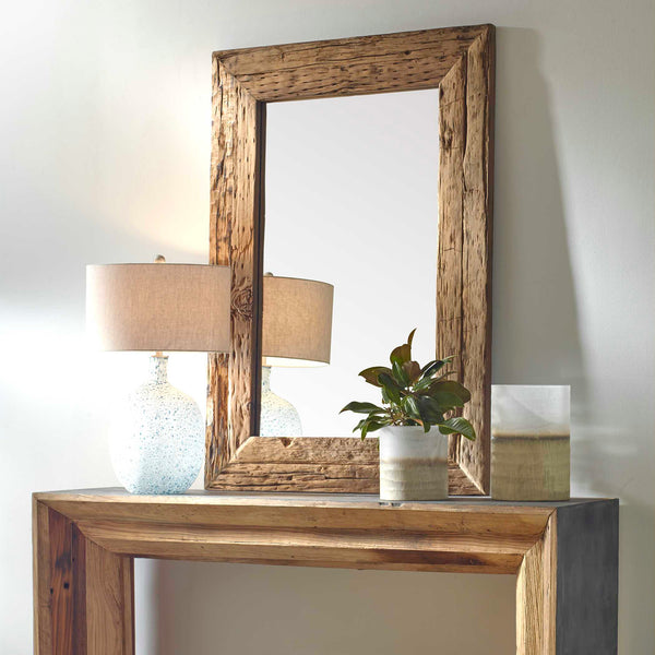 Uttermost Rennick Large Reclaimed Pine Mirror