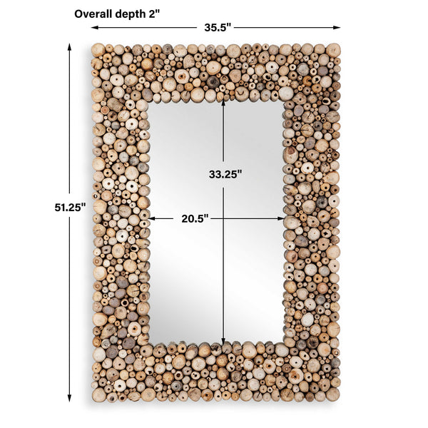 Uttermost Timberwood Rectangular Mirror