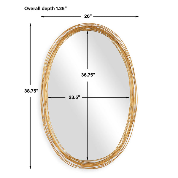 Uttermost Gillian Oval Mirror