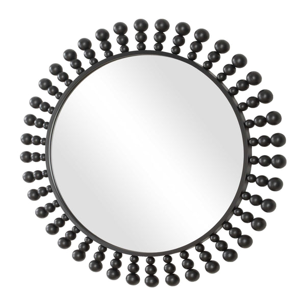 Uttermost Aziel Round Black Mirror