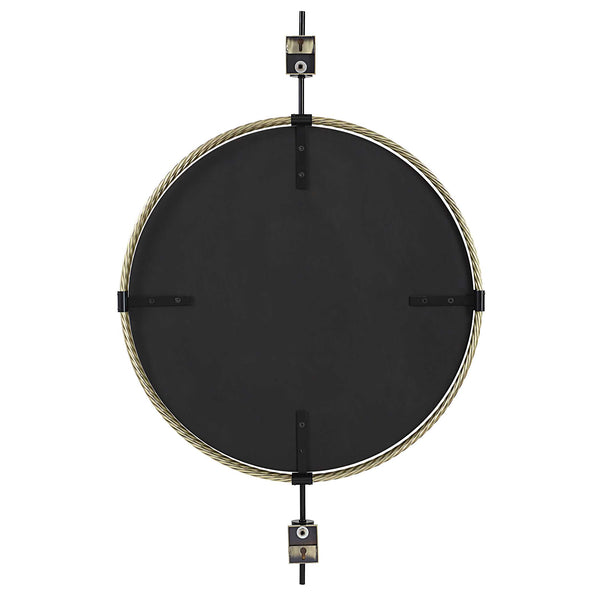 Uttermost Guardrail Round Mirror