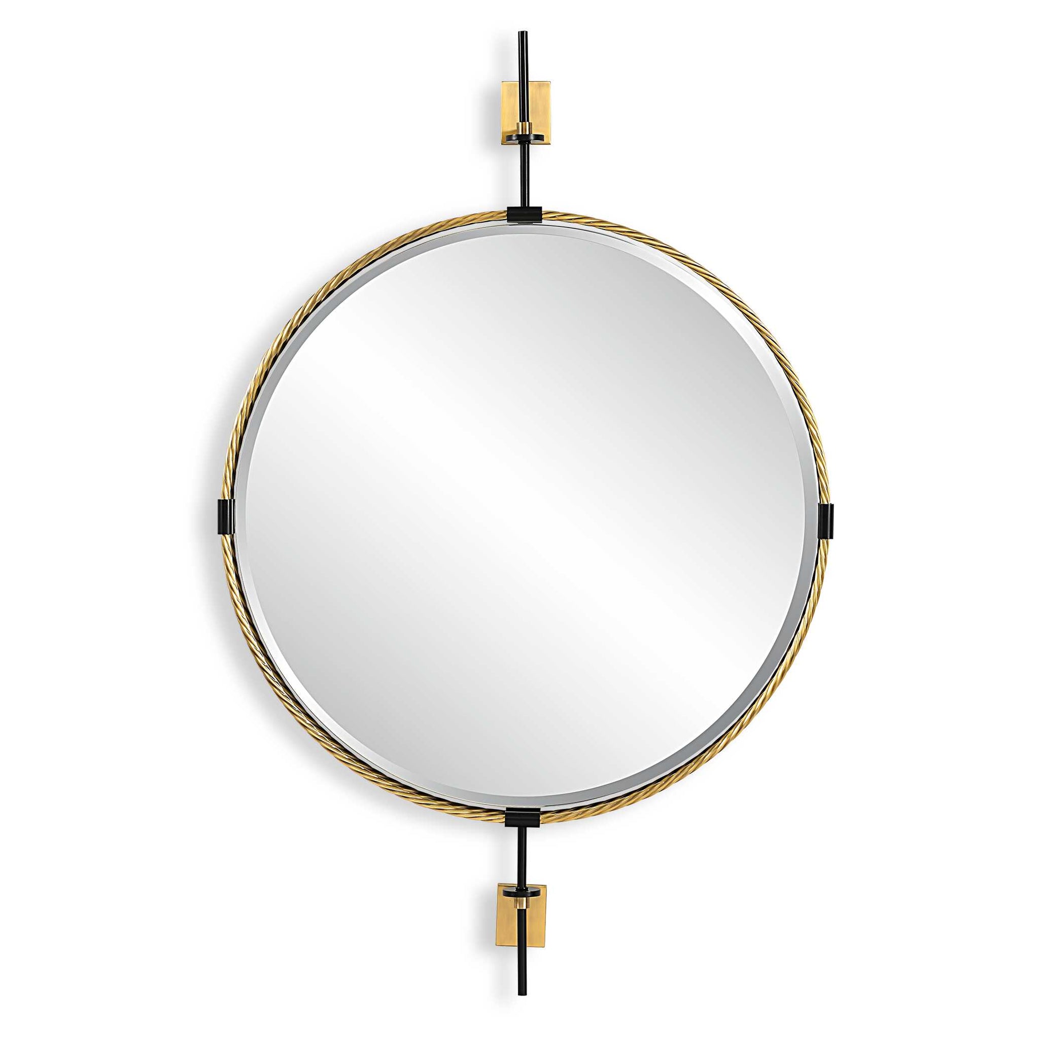 Uttermost Guardrail Round Mirror