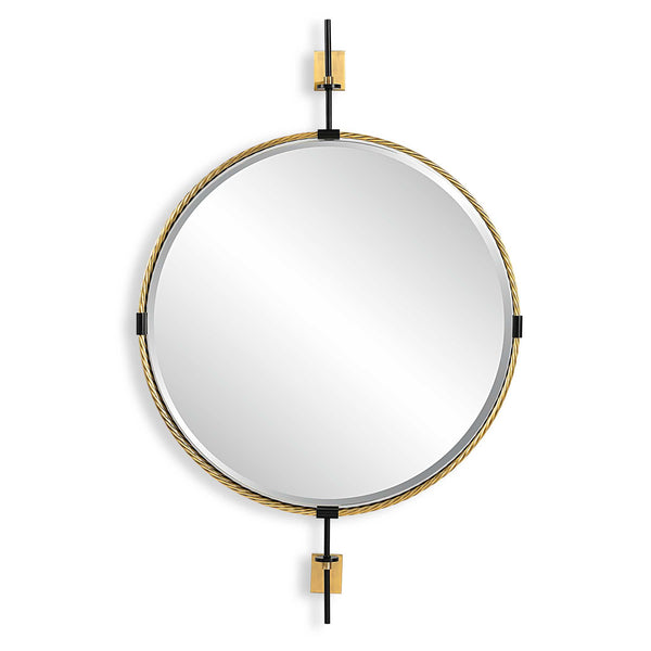 Uttermost Guardrail Round Mirror