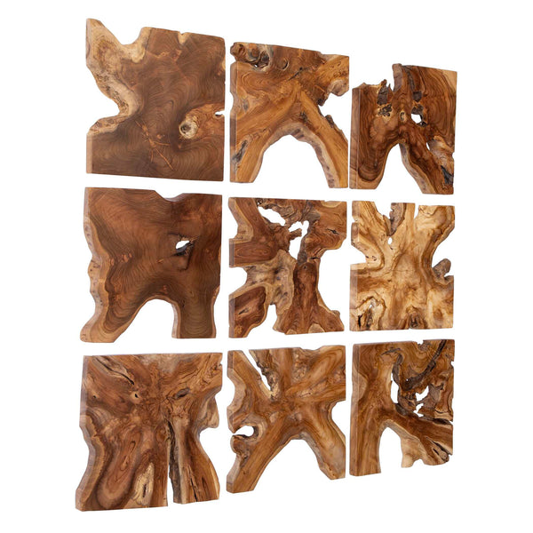 Uttermost Talia Wood Wall Decor Set/9