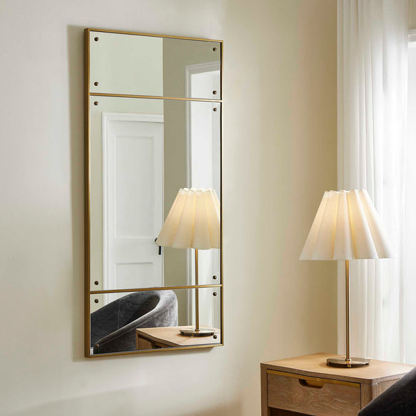 Uttermost Wrenton Brass Rectangular Mirror
