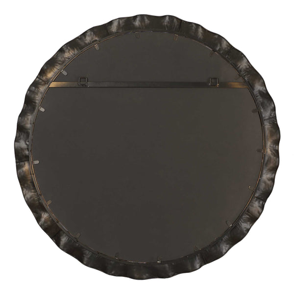 Uttermost Haya Round Gold Mirror