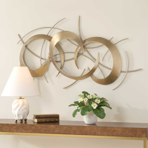 Uttermost Motivate Gold Wall Art