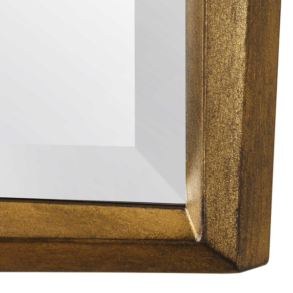 Uttermost On Point Square Gold Mirror