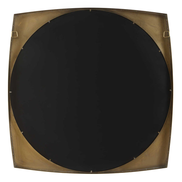 Uttermost Neilia Round Brass Mirror